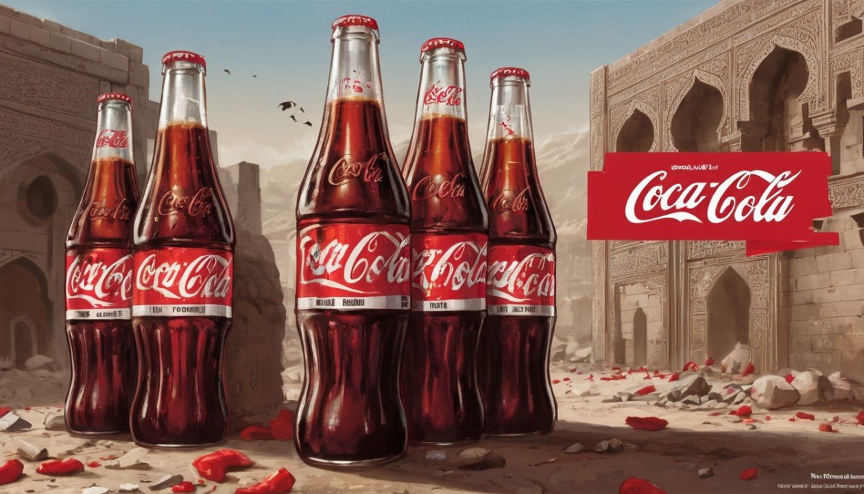 A graphic representing Coca-Cola's strategic move in the beverage market.